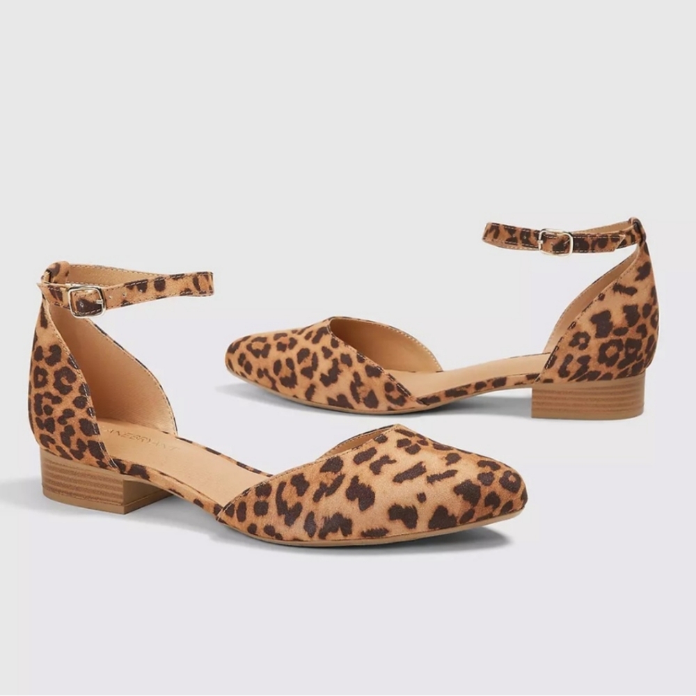 Lane Bryant leopard print sandals